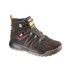 Image of Salomon Utility TS CSWP Walking Boots (Men's) - Trophy Brown LTR/Absolute Brown-x/Sunny-x