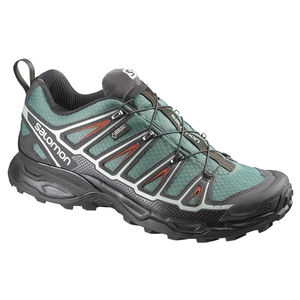 Image of Salomon X Ultra 2 GTX Walking Shoes (Men's) - Bottle Green / Osphalt / Oxide
