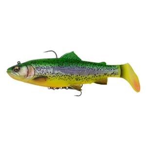 Image of Savage Gear 4D Trout Rattle Shad Medium Sink Lure - 12.5cm - 35g - Fire