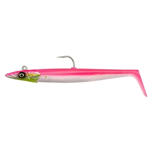 Image of Savage Gear Sandeel V2 Sinking Lure - 14cm - 33g - 2+1 - Pink Pearl/Silver