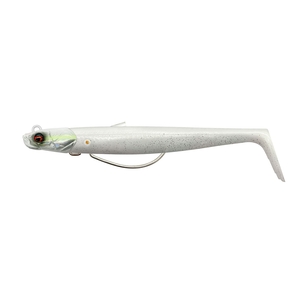 Image of Savage Gear Sandeel V2 WL Sinking Lure - 13cm - 31g - 2+1 - White Pearl/Silver