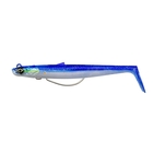 Image of Savage Gear Sandeel V2 WL Sinking Lure - 11.5cm - 22g - 2+1 - Blue Pearl/Silver
