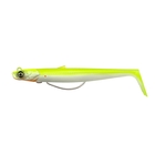 Image of Savage Gear Sandeel V2 WL Sinking Lure - 11.5cm - 22g - 2+1 - Lemon Back