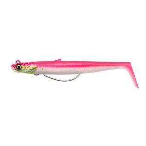 Image of Savage Gear Sandeel V2 WL Sinking Lure - 13cm - 31g - 2+1 - Pink Pearl/Silver