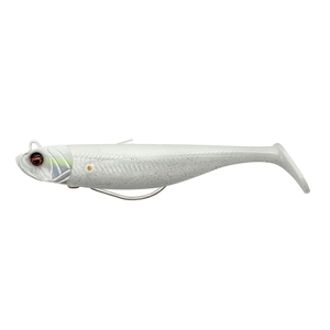 Image of Savage Gear Savage Minnow WL Sinking Lure - 10cm - 16g - 2+1 - White Pearl/Silver