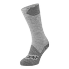 Image of SealSkinz Raynham WP All Weather Mid Length Sock - Grey/Grey Marl