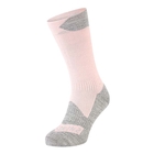 Image of SealSkinz Raynham WP All Weather Mid Length Sock - Pink/Grey Marl
