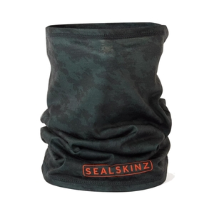 Image of SealSkinz Harpley WR Camo Print Neck Warmer - Olive