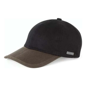 Image of SealSkinz Marham WP Oiled Canvas Cap - Black/Olive