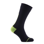 Image of SealSkinz Waterproof All Weather Mid Length Socks with Hydrostop - Black / Illuminous