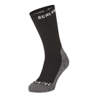 Image of SealSkinz Stanfield WP Extreme Cold Weather Mid Length Socks - Black/Grey