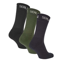 SealSkinz Suffield 3pk Solo Merino Socks