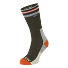 SealSkinz Surlingham-A WP All Weather Mid Length Striped Cuff Sock