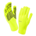 Image of SealSkinz Waterproof All Weather Ultra Grip Knitted Gloves - Hi Viz Yellow