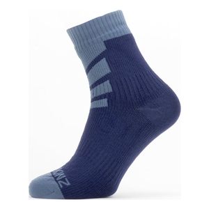 Image of SealSkinz Waterproof Warm Weather Ankle Length Socks - Navy Blue