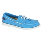 Image of Sebago Docksides Ariaprene Shoe (Women's) - Aqua Blue Neoprene