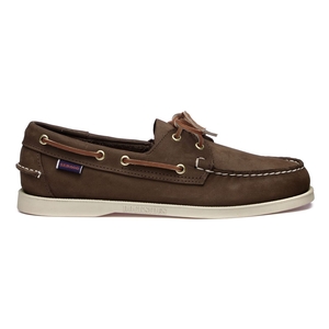 Image of Sebago Docksides Shoe (Men's) - Dark Brown Nubuck