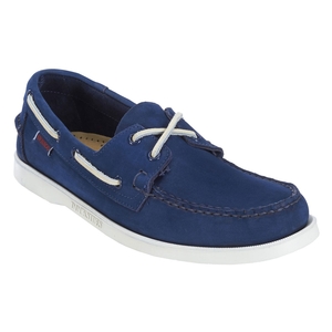 Image of Sebago Docksides Shoe (Men's) - Navy Nubuck