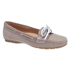 Sebago Meriden Two Eyed Shoe (Women's)Dark Taupe Nubuck