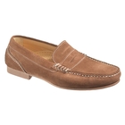 Image of Sebago Trenton Penny Shoe (Mens) - Cognac Suede