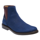 Image of Sebago Turner Chelsea WP Casual Boots (Men's) - Navy Nubuck / Burgundy Gore