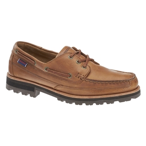 Image of Sebago Vershire Three Eye Shoes (Men's) - Tan Tumbled Leather