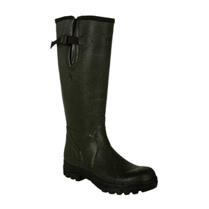 Image of Seeland Allround 18 Inch 4mm Neoprene Wellington Boots (Unisex) - Dark Green
