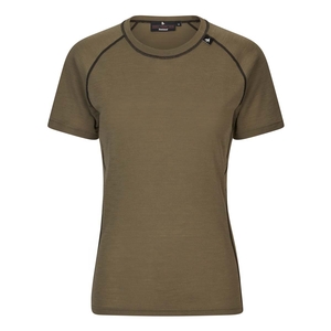 Image of Seeland Apex Aia Womens Merino T-Shirt - Covert Green