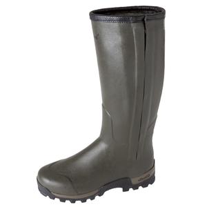 Image of Seeland Estate Vibram 18 Inch 5mm Neoprene Full Length Side-Zip Wellington Boots (Unisex) - Dark Green