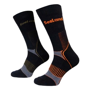 Image of Seeland Field Coolmax Socks 2pk - Black/Dark Grey