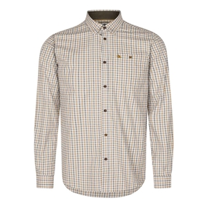 Image of Seeland Oxford Shooting Shirt - Classic Blue/Classic Brown Check