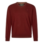 Image of Seeland Pine V-Neck Pullover - Merlot