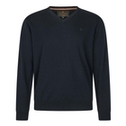 Image of Seeland Pine V-Neck Pullover - Dark Sapphire