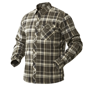 Image of Seeland Vick Quilted Shirt - Phantom Green Check