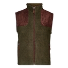 Image of Seeland William II Fleece Waistcoat - Pine Green
