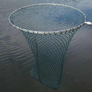 Image of Sharpe's Belmont Round Frame Sea Trout Tele Handle 20in Mesh Net