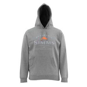 Image of Simms Badge Of Authenticity Hoody - Gunmetal Heather