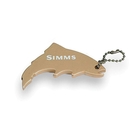 Simms Thirsty Trout KeychainGold