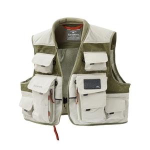 Image of Simms Vertical Mesh Vest - Khaki