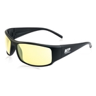 Image of Smith and Wesson M&P Thunderbolt Shooting Glasses - Matte Black Frame/Amber Lens