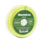 Image of Snowbee Braided Dacron Backing Line - 100m - Hi-Viz Yellow
