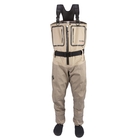 Snowbee Geo-5 Breathable Zip Front Stocking Foot Chest Waders