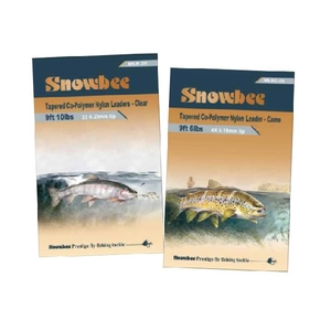 Image of Snowbee Co-Polymer Nylon Tapered Leader - 9ft