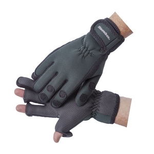 Image of Snowbee Neoprene Gloves - Olive Green