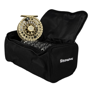 Image of Snowbee Prestige Gold Cassette Fly Reel - #5/6 with 3 Cassette Spools in Case