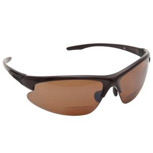 Image of Snowbee Prestige Sport +2.5 Magnifier Polarised Sunglasses - Brown (Frame) - Amber (Lens)