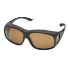 Snowbee Prestige Over-Specs Polarised SunglassesMatte Black / Amber