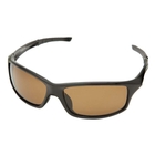 Image of Snowbee Prestige Streamfisher Polarised Sunglasses - Gloss Black Frame/Amber Lens