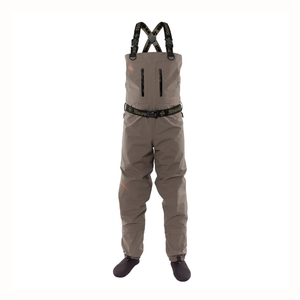 Image of Snowbee Prestige STX Stockingfoot Chest Waders - Grey Olive
