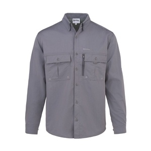 Image of Snowbee Prestige Technical Fishing Shirt - Grey
